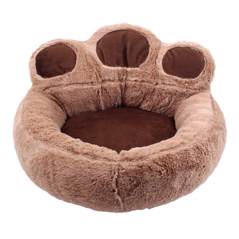 Paw Pet Bed – Warm & Cozy Nest for Cats and Small Dogs