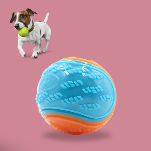 Durable Dog Chew Ball – Teeth Grinding and Interactive Play Toy for Dogs!