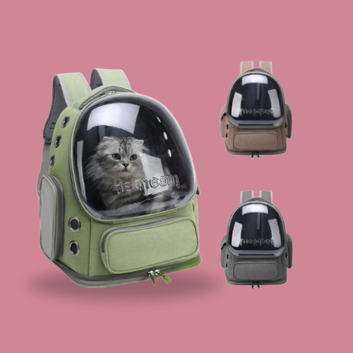 Transparent Cat Carrier Backpack – Breathable Travel Backpack for Pets