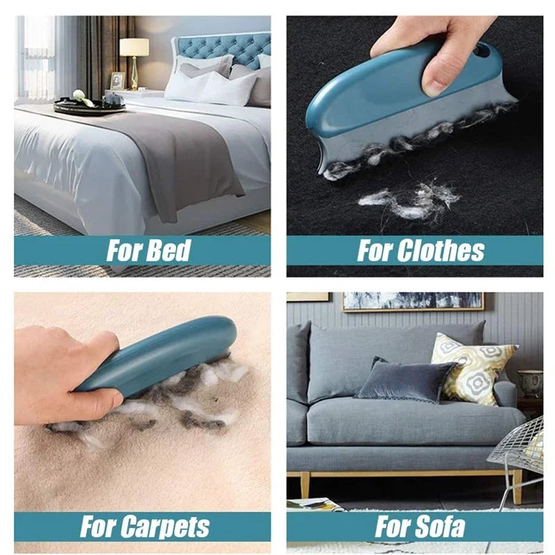 Portable Lint Remover Brush – Pet Hair & Dust Cleaner for Sofa & Fabric