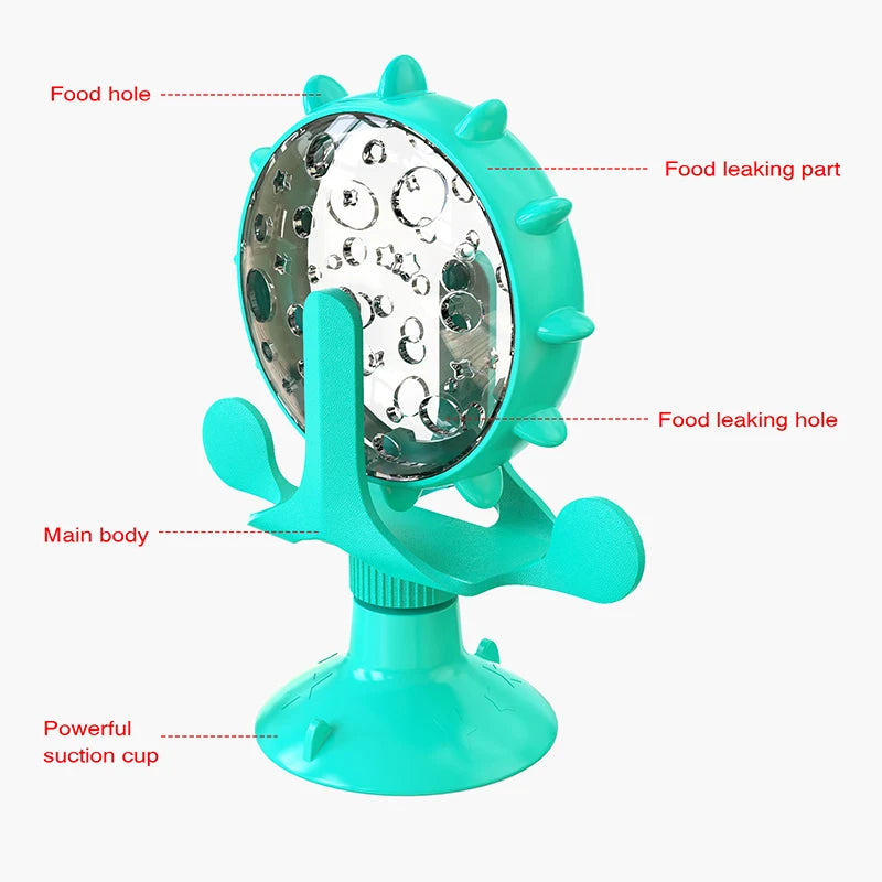 Interactive Dog & Cat Feeding Wheel Toy – Slow Feeder 🐾