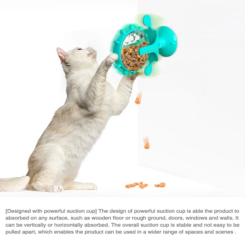 Interactive Dog & Cat Feeding Wheel Toy – Slow Feeder 🐾