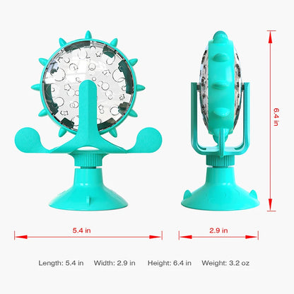 Interactive Dog & Cat Feeding Wheel Toy – Slow Feeder 🐾