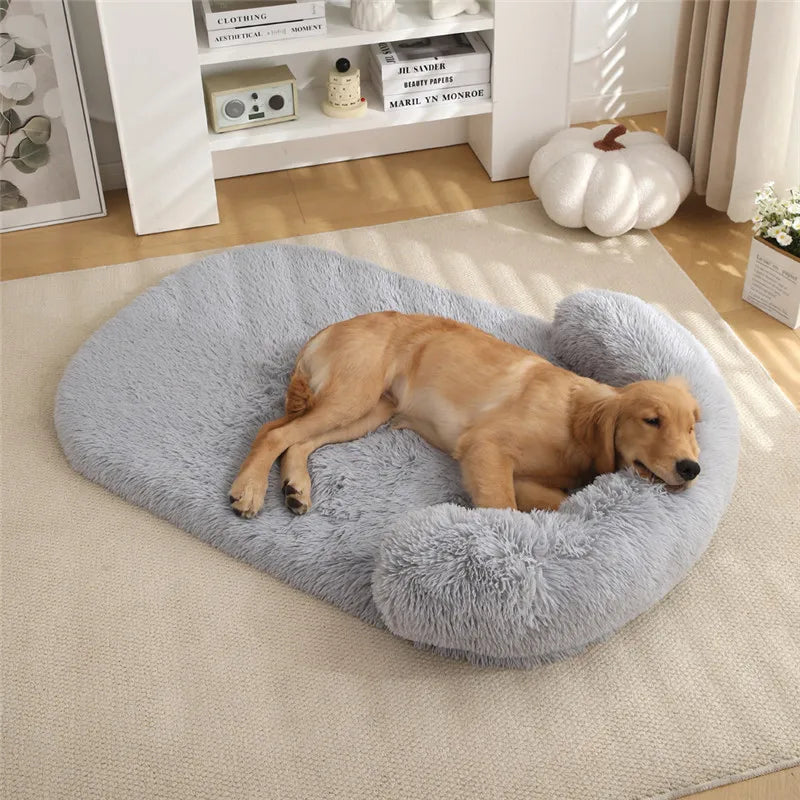 Orthopedic Washable Dog Bed – Egg Foam Pet Couch with Nonskid Bottom