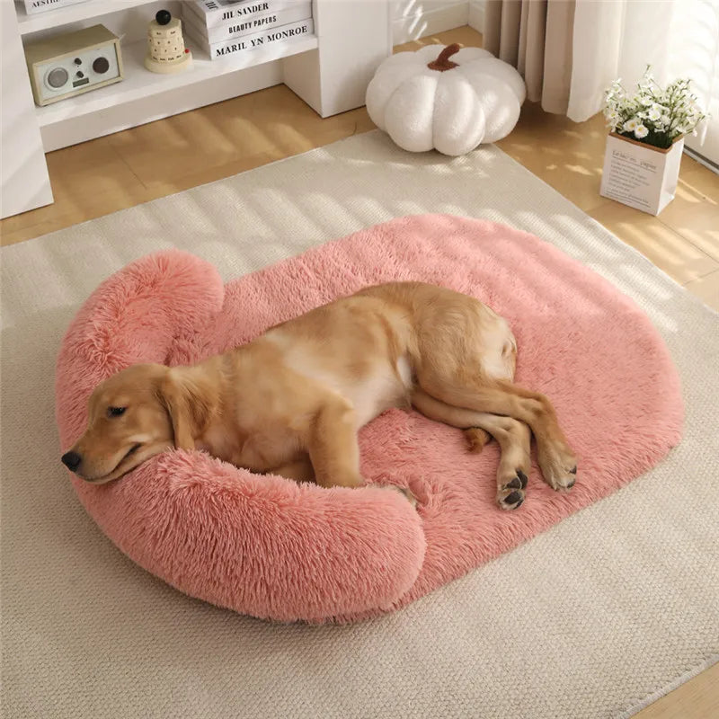 Orthopedic Washable Dog Bed – Egg Foam Pet Couch with Nonskid Bottom