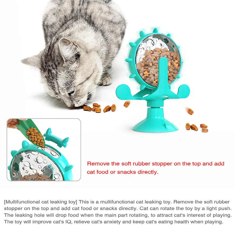 Interactive Dog & Cat Feeding Wheel Toy – Slow Feeder 🐾