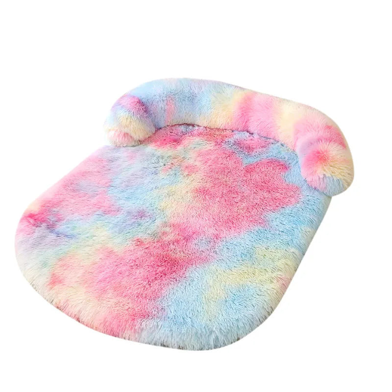 Orthopedic Washable Dog Bed – Egg Foam Pet Couch with Nonskid Bottom