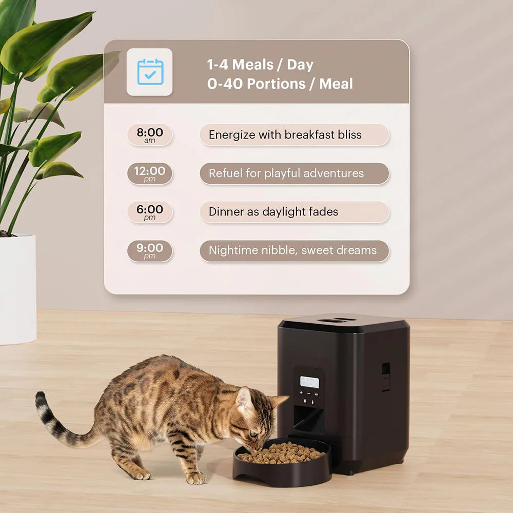 Smart Automatic Pet Feeder – Timed Food Dispenser for Cats & Dogs 🐾